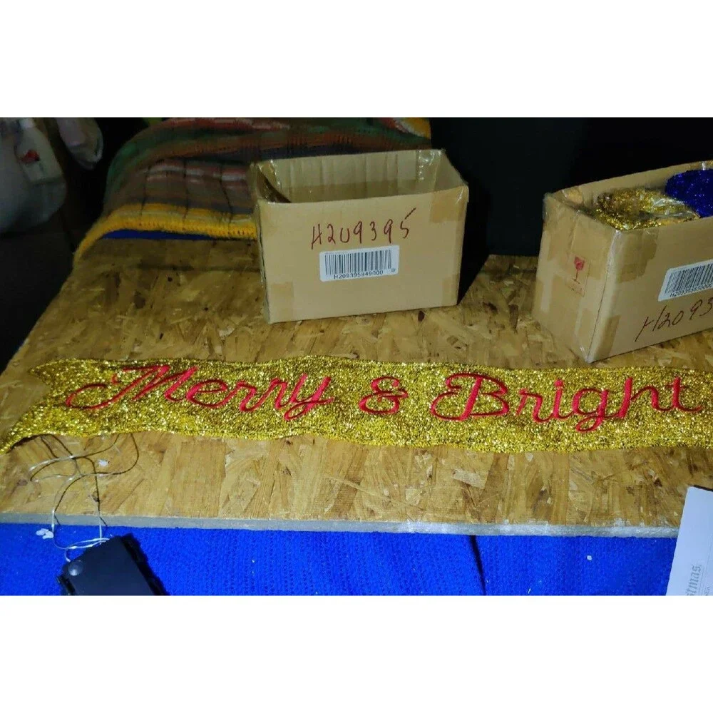 LED Merry & Bright Ribbon